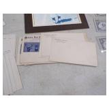 Autographed Yankees Legend Bill "Moose" Skowron Picture,, Elvis dollar bills and vintage letterhead