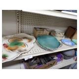 Vintage 1959 Lane and Co. Nan Nuys Turkey Patter, Roseville Pottery, Fire King and Vintage Hall