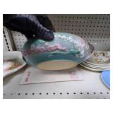 Vintage 1959 Lane and Co. Nan Nuys Turkey Patter, Roseville Pottery, Fire King and Vintage Hall