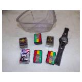 Vintage Lighters and Watch