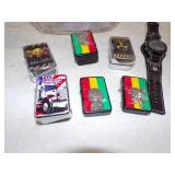 Vintage Lighters and Watch