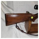Winchester Model 72, Produced from 1938-59, Tube Feed Bolt Action, 22 SLLR w Scope/Sling