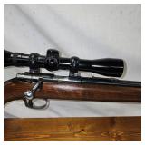 Winchester Model 72, Produced from 1938-59, Tube Feed Bolt Action, 22 SLLR w Scope/Sling
