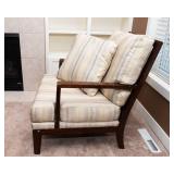 Ashley Furniture Chair with Matching Throw Pillow