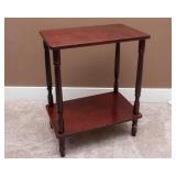 Vintage Wooden Side Table – Small
