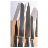 Magnetic Knife Block with Cuisinart Knives