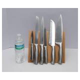 Magnetic Knife Block with Cuisinart Knives