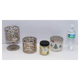 Bath & Body Works Candles with Decorative Stands – Brand New