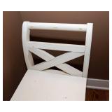 White Storage Bench – 36" Wide