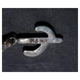 Sterling Silver Inlay Cactus Necklace