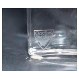 Orrefors Sweden Crystal Figurines – Giraffe and Bull