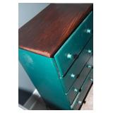 Vintage Green End Table