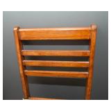 Vintage Murphy Chair Company Chair with Cross-Stitch Seat