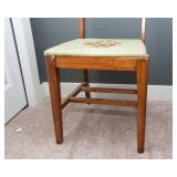 Vintage Murphy Chair Company Chair with Cross-Stitch Seat