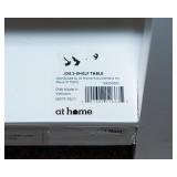 Set of Two Matching White End Tables