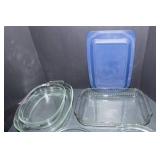Pyrex Glass Cookware Dishes – Set of Five