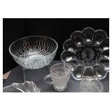 Large Collection of Cut Glass - 11 Pieces