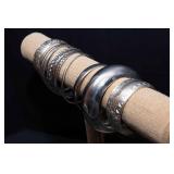 Variety of Metal Bangles and Cuffs
