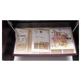 Jewelry Box with Miscellaneous Jewelry Contents