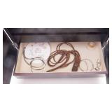 Jewelry Box with Miscellaneous Jewelry Contents