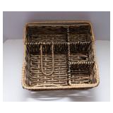 Woven All-in-One Utensil Holder Caddy