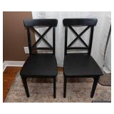 IKEA INGOLF Dining Table with Two Chairs