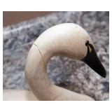 Set of Two Bird Figurines – Goose and Swan