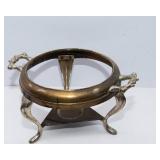 Vintage Copper and Brass Chafing Dish Food Warmer