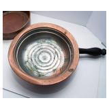 Vintage Copper and Brass Chafing Dish Food Warmer