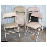Set of 8 Folding Chairs