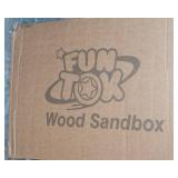 Fun Tok Wood Sandbox – New in Box