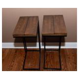 Two Extending Side Tables