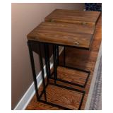Two Extending Side Tables