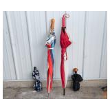 Set of 4 Umbrellas – Martini Racing, Myers Rum Hurricane & More