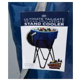 Two Camping Chairs & 72-Can Collapsible Stand Cooler