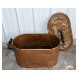 Antique Wash Bin Boiler with Lid