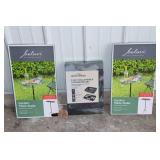 Outdoor Eating Items – Garden Table Stakes & 9-in-1 Collapsible Cookware Set