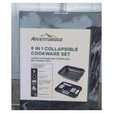 Outdoor Eating Items – Garden Table Stakes & 9-in-1 Collapsible Cookware Set