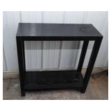 Black Entryway Table – 30" W x 11" D x 31" T