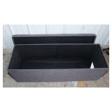 Gray Storage Bench – 43" L x 14.5" W x 15" T