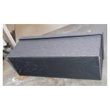 Gray Storage Bench – 43" L x 14.5" W x 15" T