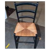 Set of 4 Woven Bottom Chairs – 15.5" W x 14.5" D x 33.5" T