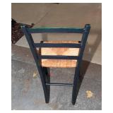 Set of 4 Woven Bottom Chairs – 15.5" W x 14.5" D x 33.5" T