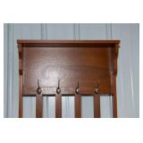 Bench with Coat Hooks