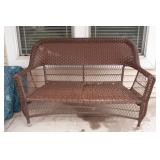 Plastic Wicker Outdoor Couch