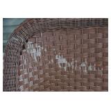 Plastic Wicker Outdoor Couch
