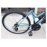 Huffy Rock Creek All-Terrain Bicycle – Light Blue & Schwinn AirSport Plus Pump