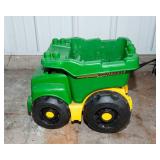 Children’s Outdoor Toys – Sled, John Deere Dump Truck, & Giraffe Radio Flyer Bike