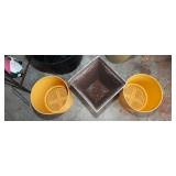 Set of 5 Plastic Planters