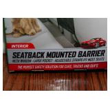Two Brand-New Dog Car Accessories – Seat Cover & Barrier
